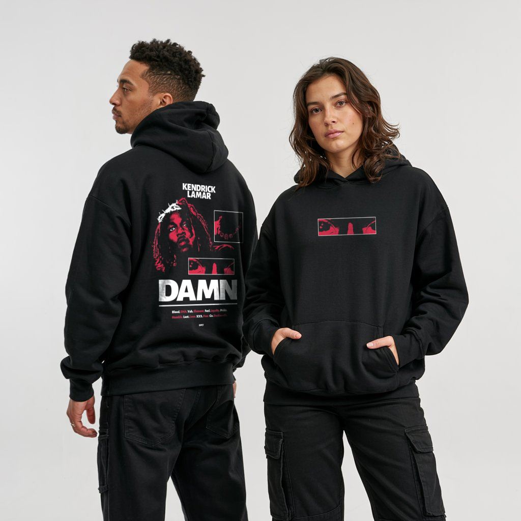 Kendrick Lamar | Damn Unisex Oversized Hoodie
